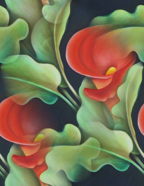 Painted Lilies Set 01 - 68 x A4 Pages to Download